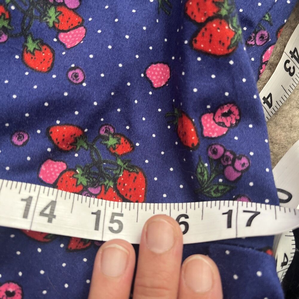Collectif London Dress Size 2XL Kitsch Strawberry Twee Preppy Retro Nerd Cotton - Picture 9 of 11